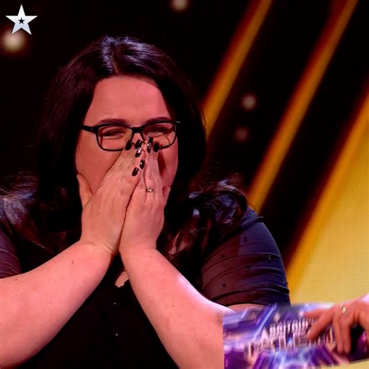 What a moment. Olly Pearson, after winning Simon's Semi-Final Golden Buzzer, plus Stacey Leadbeatter as voted for by you at home! | Britain's Got Talent