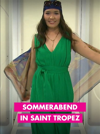 Shopping Queen: Nomins Maxikleid mit Abend-Flair