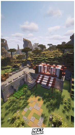 NextGamer on Instagram: "🌟 Aesthetic Minecraft House With Wall and Balanced Defensive Design 🏰 🌟 ✨ Design a cozy home with a surrounding wall that blends protection and beauty using paths, towers, and lighting. Ideal for hardcore survival or roleplay worlds, this setup offers security while keeping a welcoming and stylish Minecraft atmosphere. 🕯️🏡 #MinecraftBuilds #BaseWall #DefensiveHouse #AestheticMinecraft #BuildInspiration"