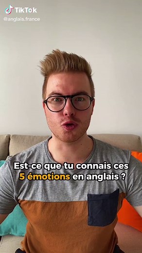 Tu connais ces 5 émotions en anglais ? #anglais #anglaisfrance #apprendreanglais #anglaispourlesnuls #anglaisfacile #anglaisfrancais #anglaisrapide #coursanglais #vocabulaire #grammaire #grammaireanglaise #grammaireanglais #emotions #top5 #adjectifs #myristorantecreation