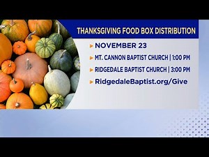 3 Plus Your Community- Thanksgiving Food Box Distribution