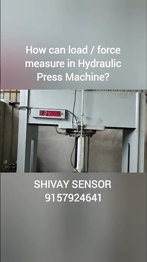 Precision Measurement Hydraulic Press Machine with PanCake Load Cell #loadcell #machine #shortsfeed
