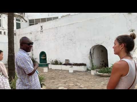 Osu Castle Ghana, the slave transit point
