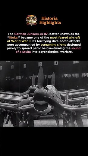 The Stuka Turned Sound Into a Weapon During World War II