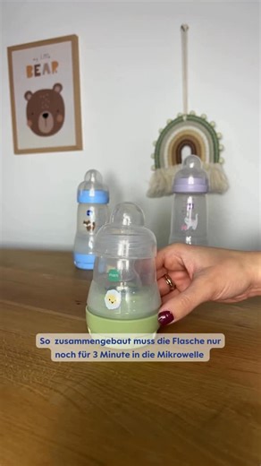 MAM Babyartikel on Instagram: "Oft gefragt! Wie baue ich die MAM Easy Start Babyflasche eigentlich für die Sterilisation zusammen? Das geht ganz easy! 🍼 Wie sterilisierst du dein Fläschchen? _ #babyflasche #fläschchen #stillen #schwanger2026 #liebeimbauch"