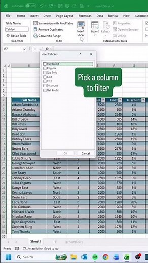 How to Insert Slicers in Excel | Filter Tables & Pivot Tables Like a Pro