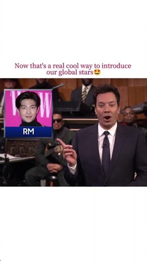 iconic introduction🤩🤌 #bts #jimmyfallon#btsintroduction#swim#arirang#youtube ‪@minpark07‬
