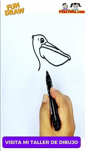 Cómo dibujar un pelícano fácil ,#dibujo, #pelicano, #dibujofacil, #dibujosparaniños,