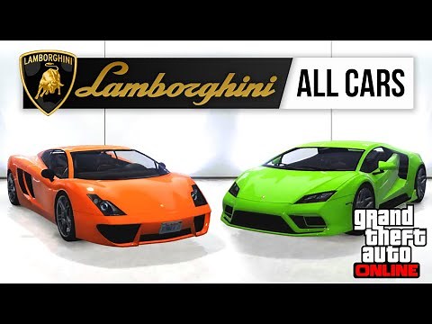 All Lamborghini Cars in GTA 5 Online [2024 in-depth guide]