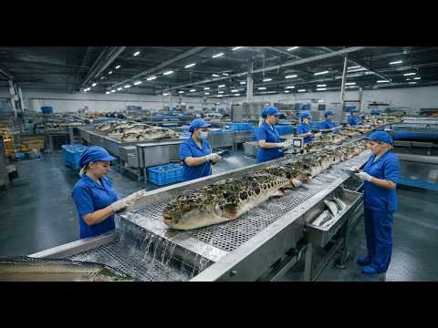 Inside the Licensed Fugu Factory – How Toxic Pufferfish Becomes Premium Fugu Sashimi