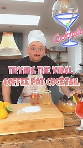 1.1M views · 42K reactions | Making the perfect party drink using a coffee pot a hack that actually works  #viral #coffee #party #hack #challenge | Martin and Bex | Facebook