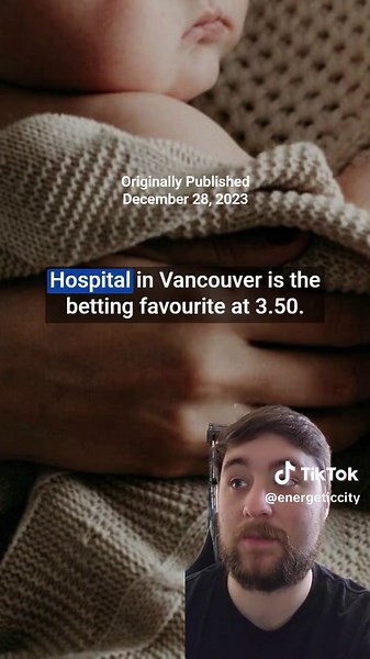 The BC Lottery Corporation (BCLC) is now taking bets on which hospital will welcome B.C.’s first baby in 2024. To find out more, go to energeticcity.ca #bclc #britishcolumbia #babies