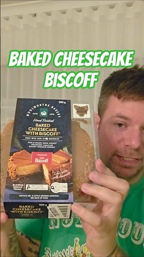 Woolworths Biscoff Baked Cheesecake… it looks insane, but is it as good as it looks? 👀🍰