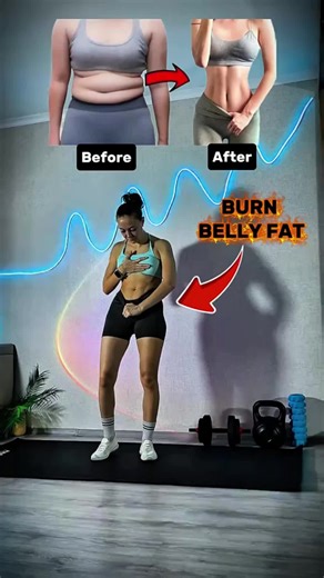 Burn belly fat in 3 weeks 4 minutes 20 seconds work 10 seconds rest Do 3-6 rounds #workfromhome #cardioworkout #bellyfat #motivation