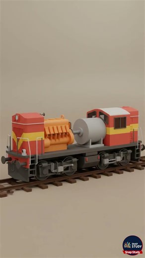 Train Ka Diesel Engine Kaise Kaam Karta Hai?🚆⚙️