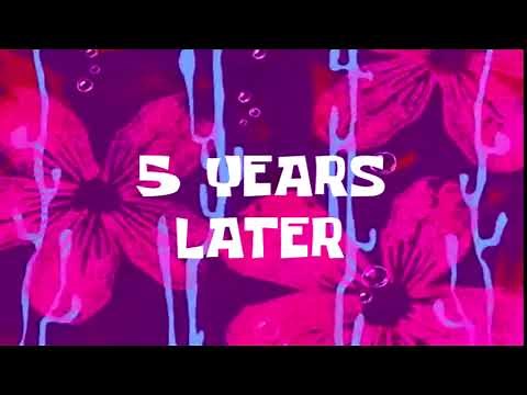 SpongeBob Time Card - 5 Years Later