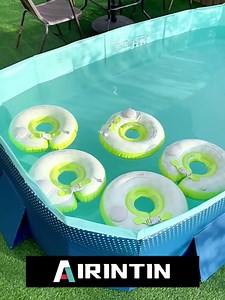 Upgraded Foldable Rectangular Summer Outdoor Large Pools Non-Inflatable Collapsible Pool, Blue, air300
