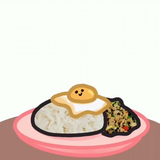 Alien Character Reacts to Poking a Smiley Egg