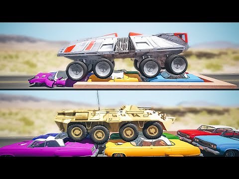 AT-TE vs BTR-80 - Beamng drive | SpeedRolls