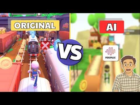 I Tested a Secret AI by Making a Subway Surfers Style Game… Result Shocked Me 😱 #ai