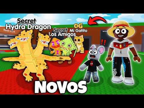 NOVO HYDRA DRAGON, MI GATITO OG e NOVOS BRAINROTS DA ATUALIZAÇÃO DO ROUBE O BRAINROT!