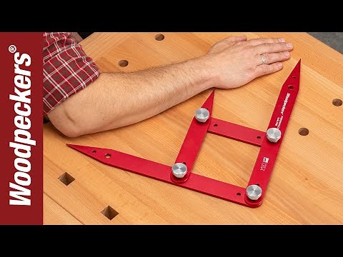 Fibonacci Gauge for Golden Ratio Layout | Woodpeckers Tools