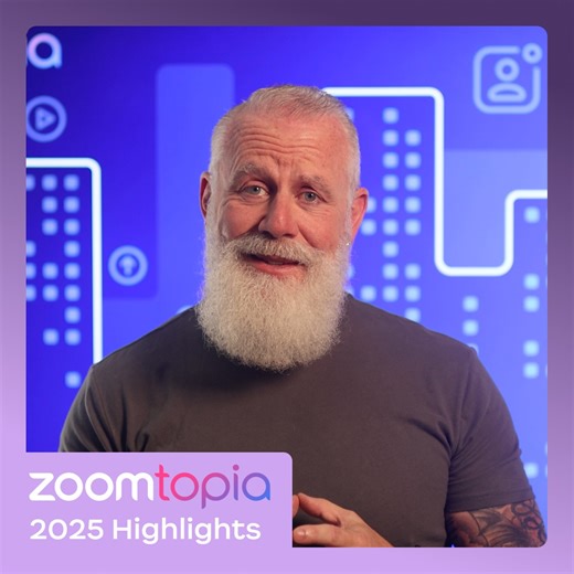 Watch our latest "Got a Minute?" episode as Patrick Kelley highlights the most exciting Zoom updates announced earlier this month at Zoomtopia 2025. From AI Companion 3.0 to $10M in AI education grants and much more, you'll want to see this. ✨ Click the link in comments to dive into the replay for more insights. 🔗 | Zoom