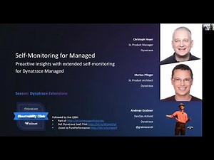 Self-Monitoring for Dynatrace Managed: Proactive Insights into your Observability Platform