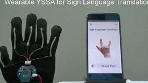Smart glove translates sign language into speech in seconds