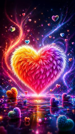 (Video-WP)[HOT] Rainbow Fuzzy Heart