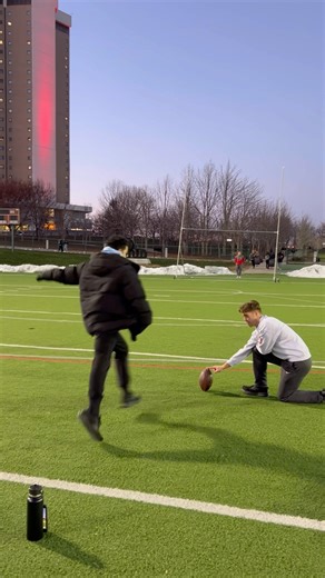 Ohio State students try to make field goals #collegefootball Jayden Fielding reaction Miami A&M #cfp