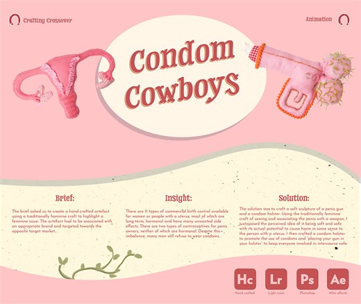 Condom Cowboys | Crafting Crossover and Animation - Emma Blomerus