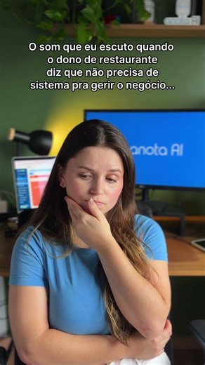 O som que eu escuto quando o dono de restaurante diz que não precisa de sistema de gestão. 🫤😵‍💫