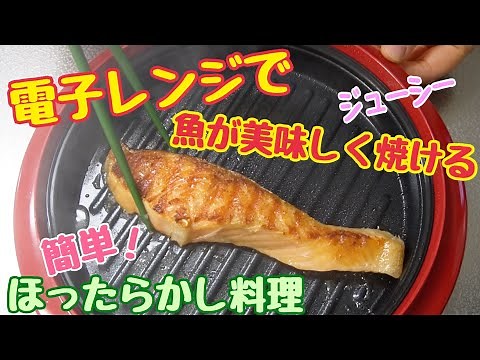 Senior Life [Grilled Fish in the Microwave] Rangemate, which browns fish in the microwave, Japanet