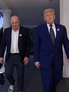 Trump and Dana White Enter UFC Freedom 250 at White House