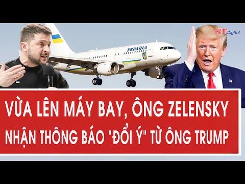 After boarding plane, Zelensky gets sudden message from Trump