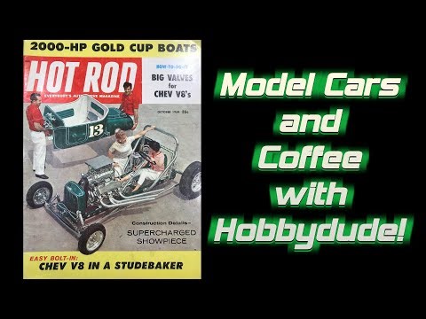 Model Cars and Coffee with Hobbydude! Vintage Monogram Green Hornet!