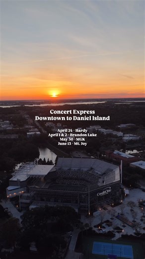 Concert plans? We’ve got the ride. 🎶⛴️ Depart from Waterfront Park downtown and enjoy a direct 30-minute cruise to Daniel Island, followed by a short 15-minute walk to the stadium’s back entrance. Skip the traffic and parking hassle, plan and book your Concert Express Cruise before it sells out! | Daniel Island Ferry