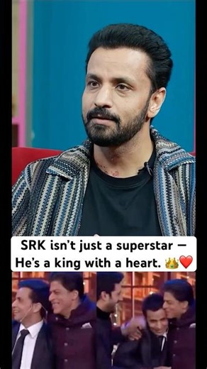 When SRK Prank Rajiv on Kapil Sharma Show🥹❤️‍🩹What Happened Next Will Melt Your Heart#shorts #srk