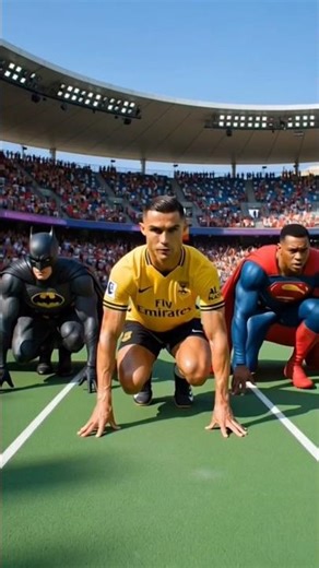 RONALDO vs BATMAN vs SUPERMAN! 🔥#cr7 #batman #superman #goat