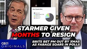 Starmer to resign by Christmas bet furious Brits as Farage soars in polls