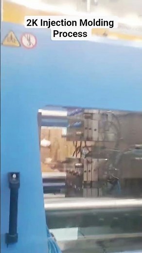 2k injection molding process with Robotic System. #viral #shortvideo #technology #moldmaking#plastic