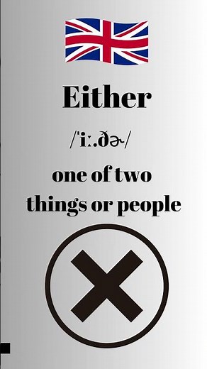 How to Pronounce Either in English British Accent #learnenglish #learnenglishtogether