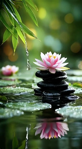 Lotus Flower Zen ASMR ✨ Peaceful Water & Mindfulness Moment