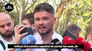 🎥[VÍDEO] Gabriel Rufián Romero: "Avui és l'únic dia on tothom té el mateix poder, la mateixa capacitat de canviar i de transformar les coses. Avui és el dia on tens el mateix poder que aquell que t'explota, que menteix o que represalia❌" | Esquerra Republicana de Catalunya