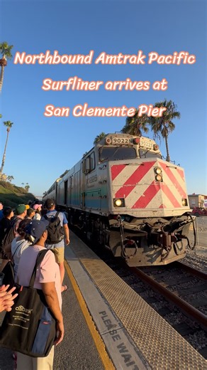 #trains #train #paintedtrains #railroad #sanclemente #amtrak #california