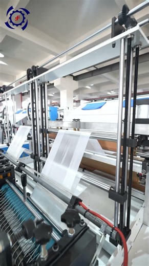 Lifeng High-Speed T-shirt Bag Making Machine #plasticbagmakingmachine #machine #shoppingbagmachine