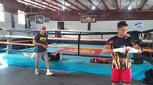 Happening now Training of Reymart Gaballo with coach Nonito Donaire Sr. | Bombo Radyo Gensan | Facebook