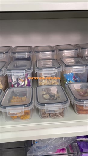Organize your pantry with this food storage container set—it's worth having. #kitchenorganization #foodstorage #foodcontainer #pantryorganization #pantryrestock