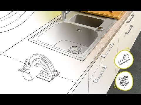 Cuisine équipée : poser un plan de travail en vidéo